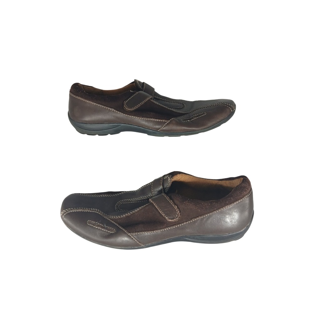Natural Soul Naturalizer Frasier‎ Loafers 10M Brown Leather Suede Comfort Shoes